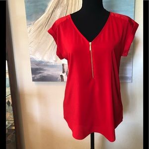 Express Red Gramercy Top